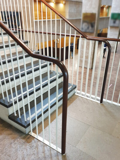 Nouveau Palais de Justice de Lyon - escalier