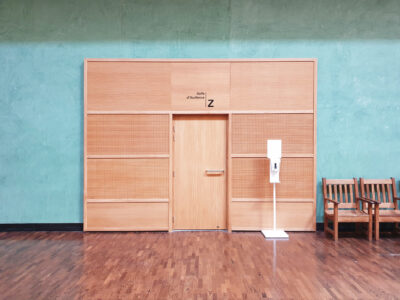 Salle d'audience et vestiaire avocats - Nouveau Palais de Justice de Lyon